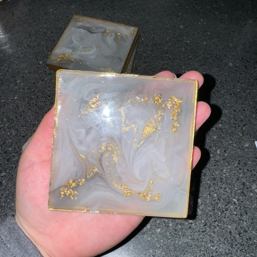 Handmade Marbled Coasters